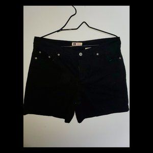 Vintage Black Jean Shorts